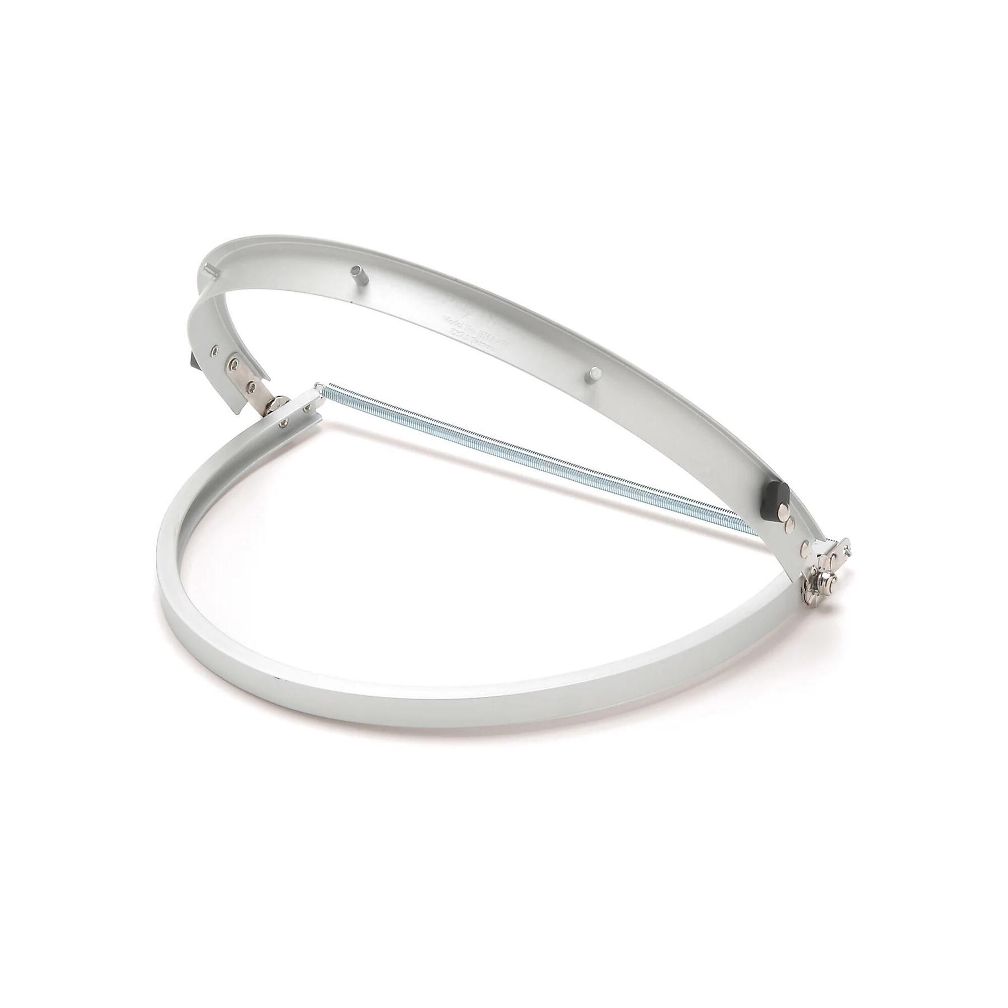 Pyramex, Headgear - Silver-Aluminum bracket for wide brims, Size One Size, Material Aluminum, Model# HHAAW